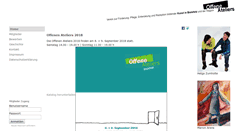 Desktop Screenshot of offeneateliers-bielefeld.de